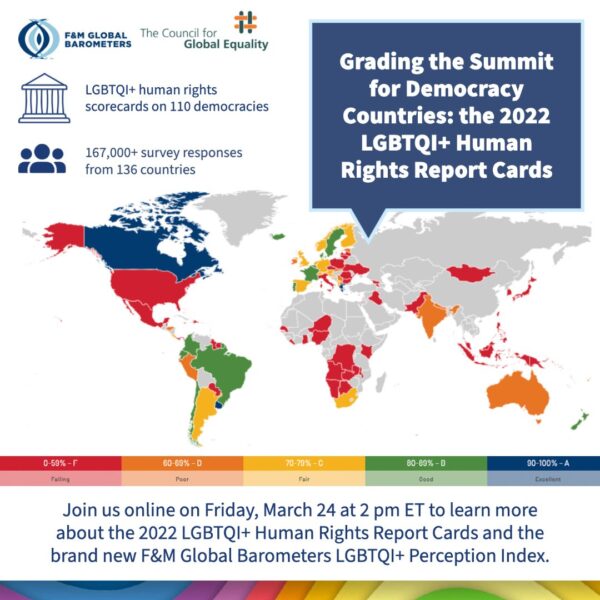 LIVE STREAM: 2022 LGBTQI+ Human Rights Report Cards and the F&M Global ...